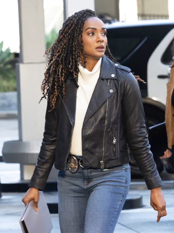 The Rookie S06 Nyla Harper Leather Jacket Max Jackets