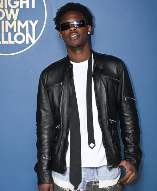 The Tonight Show Jazz Chisholm Jr. Leather Jacket