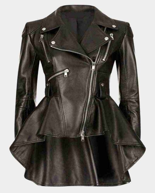 The Umbrella Academy Allison Genuine Black Leather Jacket Max Jackets