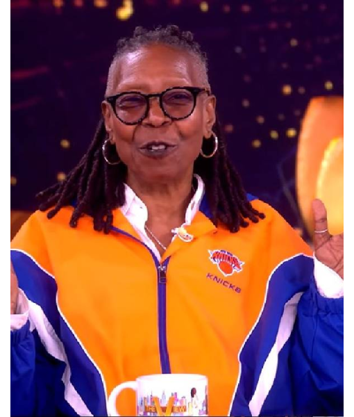 The View Whoopi Goldberg New York Knicks Jacket