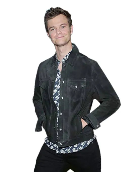 The Boys Jack Quaid Suede Leather Jacket Max Jackets