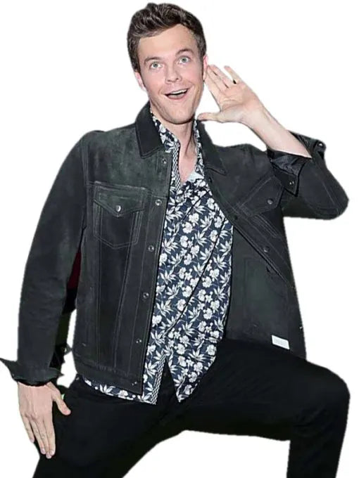 The Boys Jack Quaid Suede Leather Jacket Max Jackets