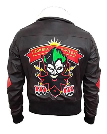The Harley Quinn Bombshell Leather Jacket