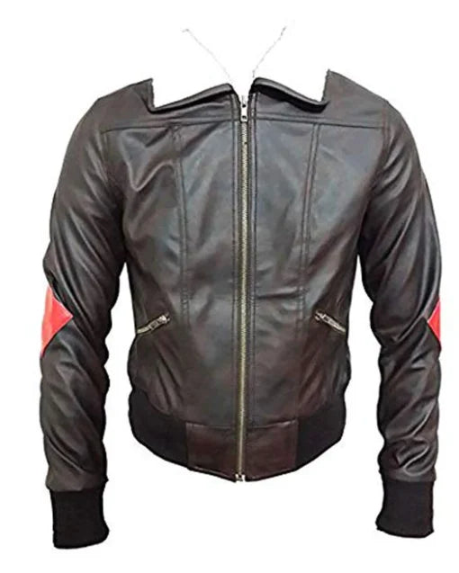 The Harley Quinn Bombshell Leather Jacket
