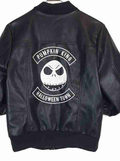The Nightmare Before Christmas Jack Skellington Bomber Black Jacket Max Jackets