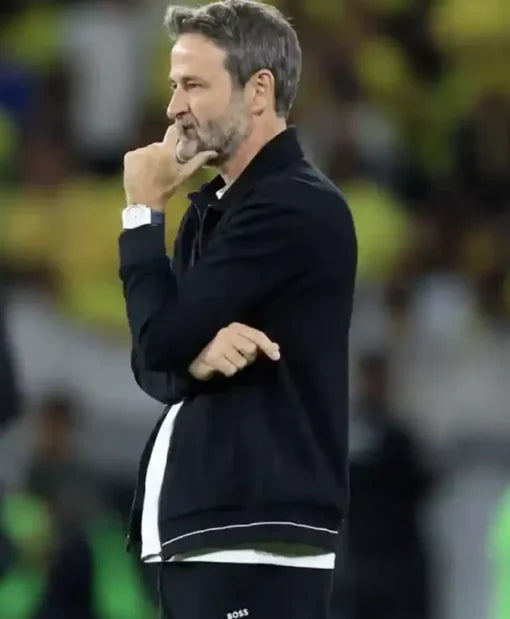 Thomas Christiansen FI-FA World Cup 2026 Panama Black Wool Jacket
