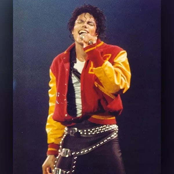 Thriller M Logo Michael Jackson Varsity Jacket Max Jackets