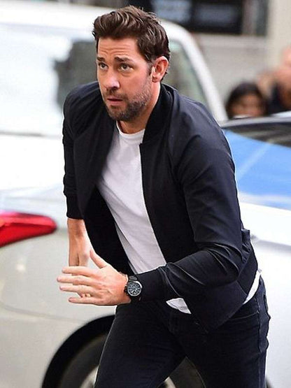 Tom Clancy’s Jack Ryan Season 2 Black Bomber Jacket