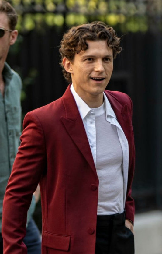 Tom Holland 2026 Spider Man Brand New Day Red Blazer