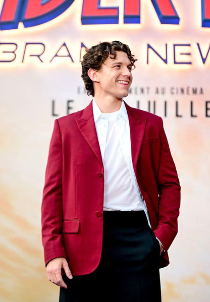 Tom Holland 2026 Spider Man Brand New Day Red Blazer