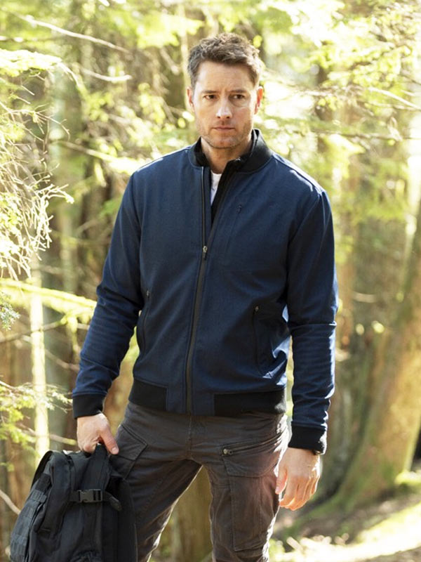 Tracker 2024 Justin Hartley Blue Bomber Jacket Max Jackets