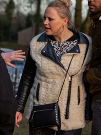 Emmerdale Amy Walsh Faux Shearling Fur Jacket Max Jackets
