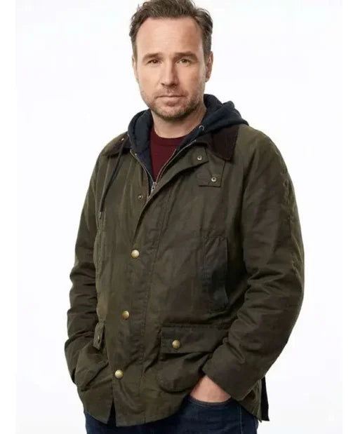Trying Jason Ross Green Jacket