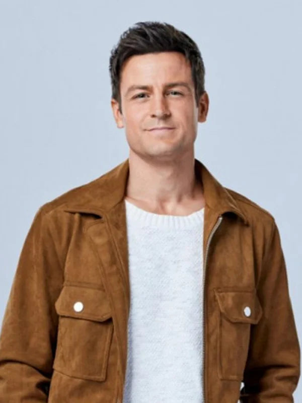 An Unexpected Christmas Tyler Hynes Brown Jacket Max Jackets