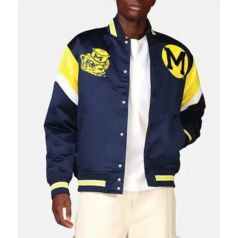 University of Michigan Heavyweight Satin Jacket