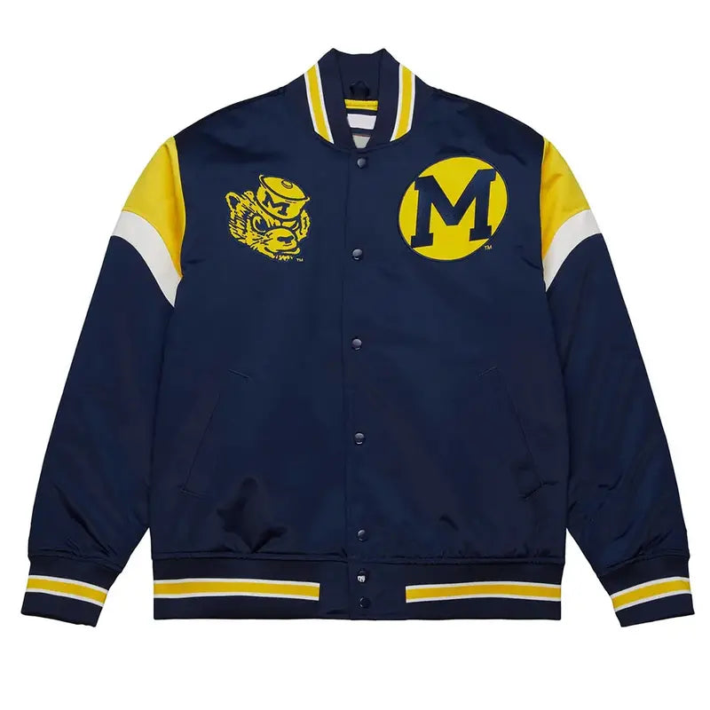 University of Michigan Heavyweight Satin Jacket