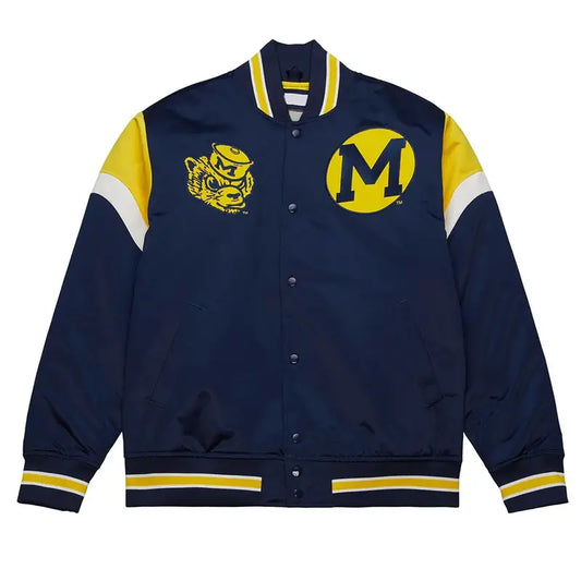 University of Michigan Heavyweight Satin Jacket