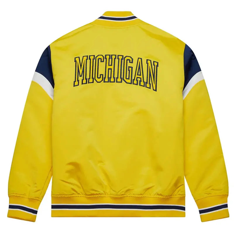University of Michigan Heavyweight Satin Jacket
