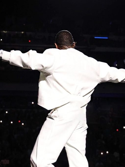 Usher 2024 Super Bowl LVIII White Jacket Max Jackets