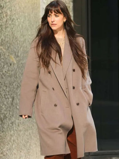 Dakota Johnson Verity 2026 Coat Max Jackets