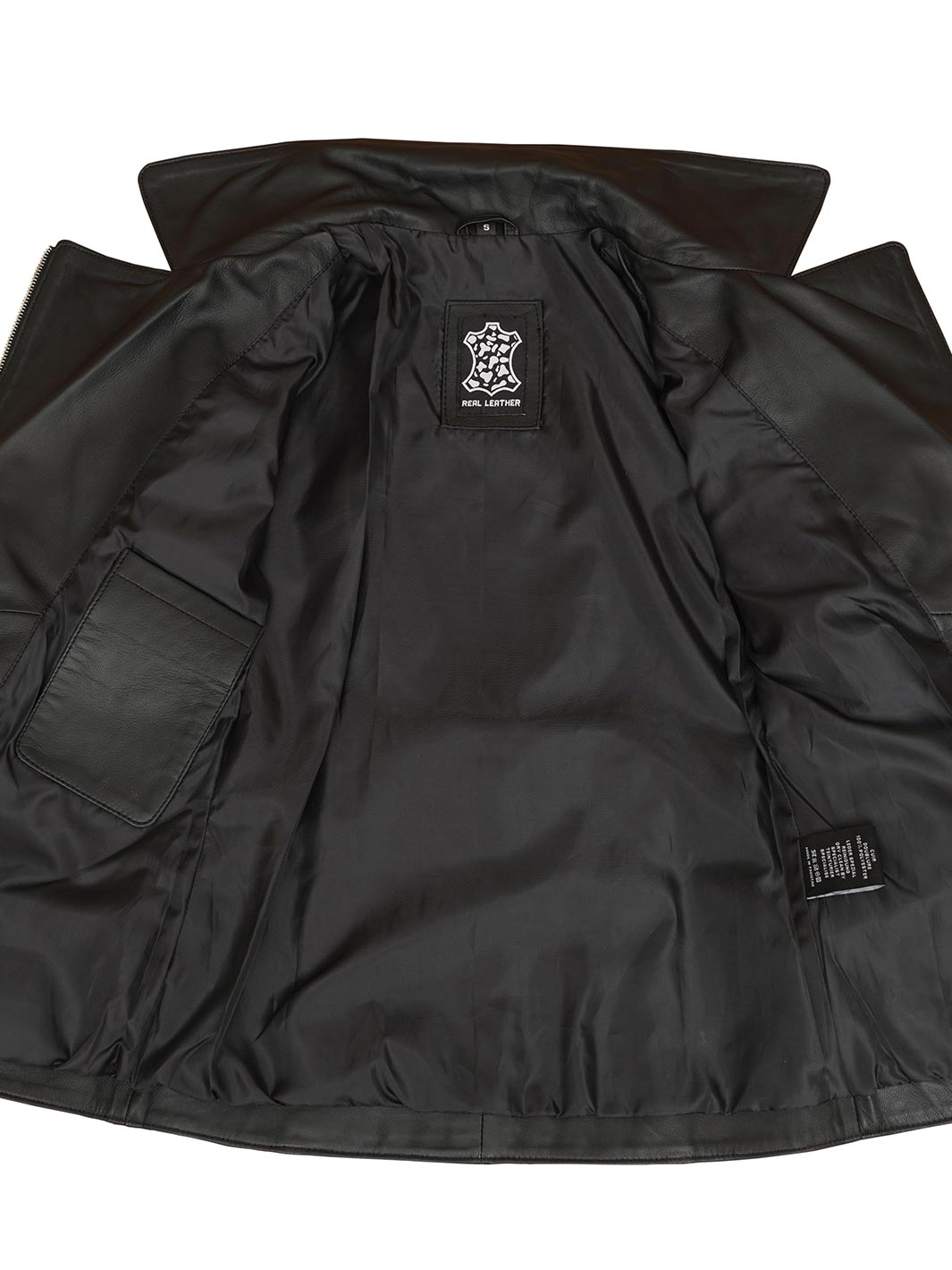 Victoria Women's Black Asymmetrical Leather Jacket | Biker Style