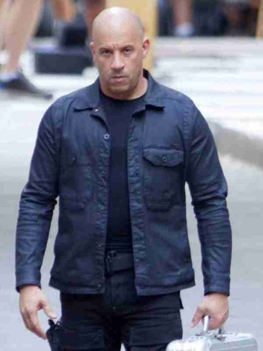 Fast and Furious 8 Vin Diesel Black Cotton Jacket Max Jackets