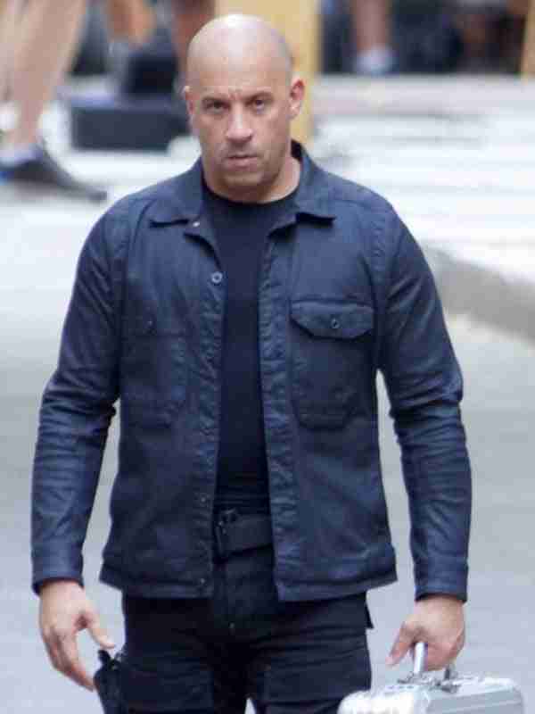 Fast and Furious 8 Vin Diesel Black Cotton Jacket Max Jackets