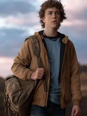 Percy Jackson and the Olympians Walker Scobell Brown Jacket