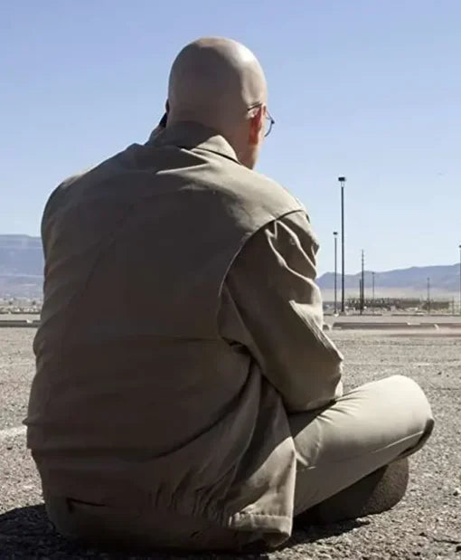 Bryan Cranston Breaking Bad Walter White Beige Cotton Jacket