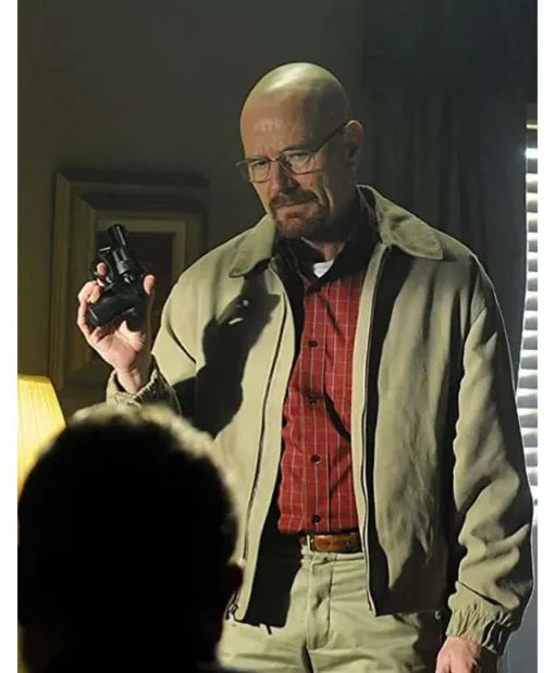 Bryan Cranston Breaking Bad Walter White Beige Cotton Jacket