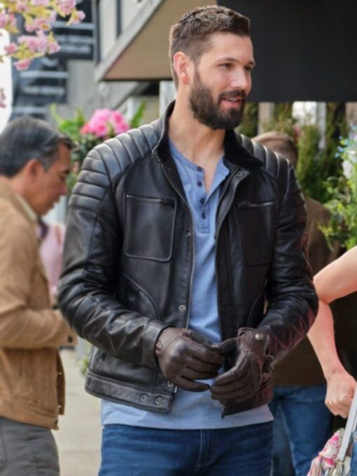 Wedding Season Casey Deidrick Leather Jacket Max Jackets