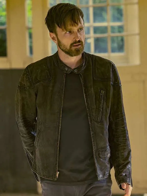 Westworld Season 4 Aaron Paul Leather Jacket Max Jackets