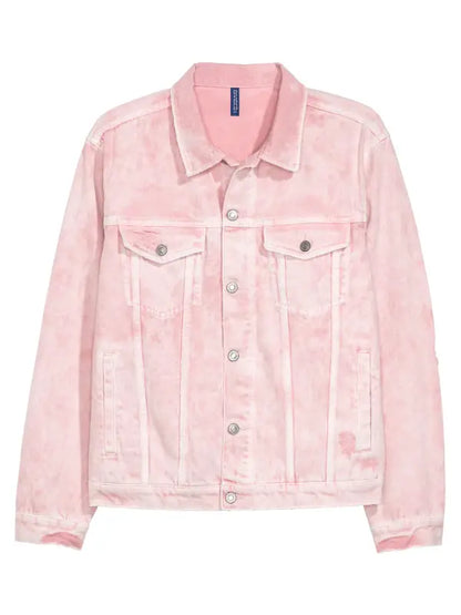 Women's Light Pink Trucker Jacket
