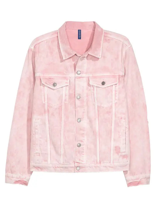 Women's Light Pink Trucker Jacket