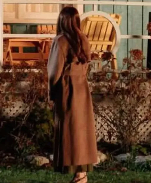 Morgan Kohan Sullivan's Crossing S04 Maggie Sullivan Brown Wool Trench Coat