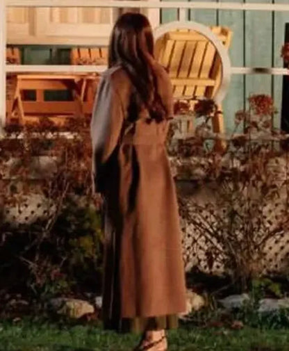 Morgan Kohan Sullivan's Crossing S04 Maggie Sullivan Brown Wool Trench Coat