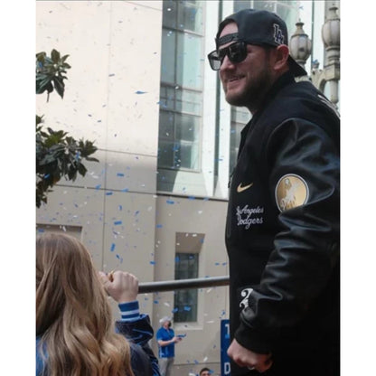 Nike LA Dodgers World Series Champions Letterman Jacket