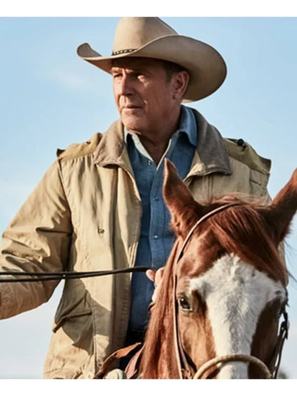Kevin Costner Yellowstone Western Jacket