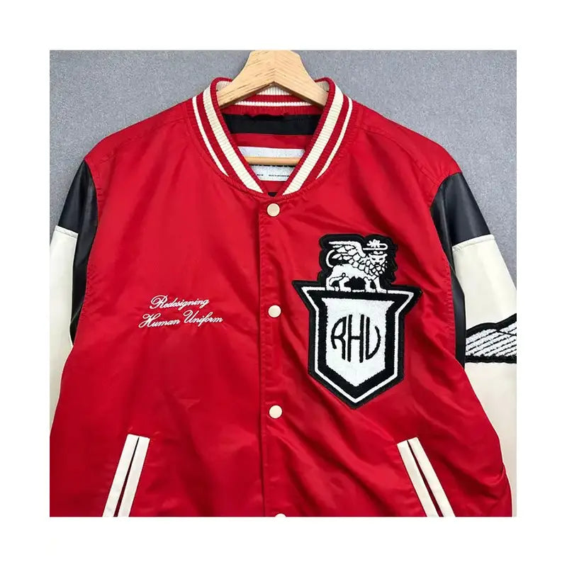 ZARA x Rhuigi RHU Red Varsity Jacket