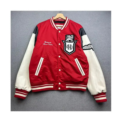ZARA x Rhuigi RHU Red Varsity Jacket