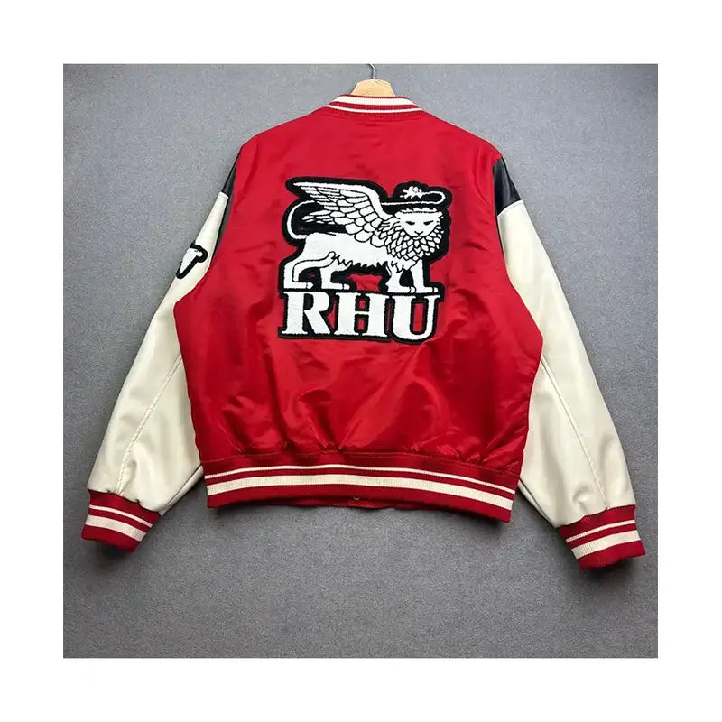 ZARA x Rhuigi RHU Red Varsity Jacket