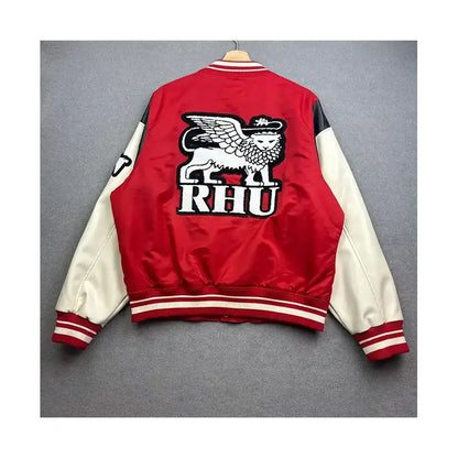 ZARA x Rhuigi RHU Red Varsity Jacket