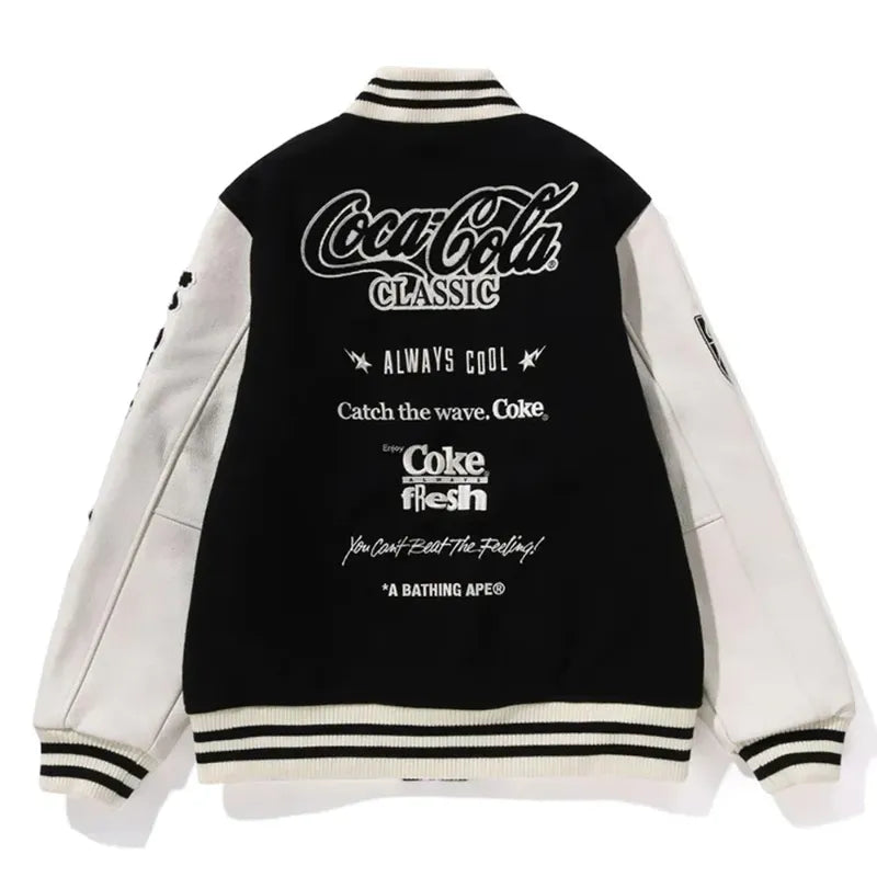 Bape Coca Cola Varsity Jacket