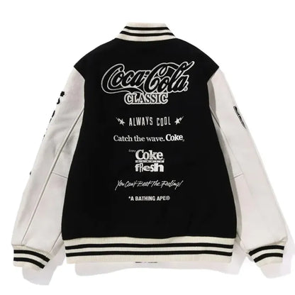 Bape Coca Cola Varsity Jacket