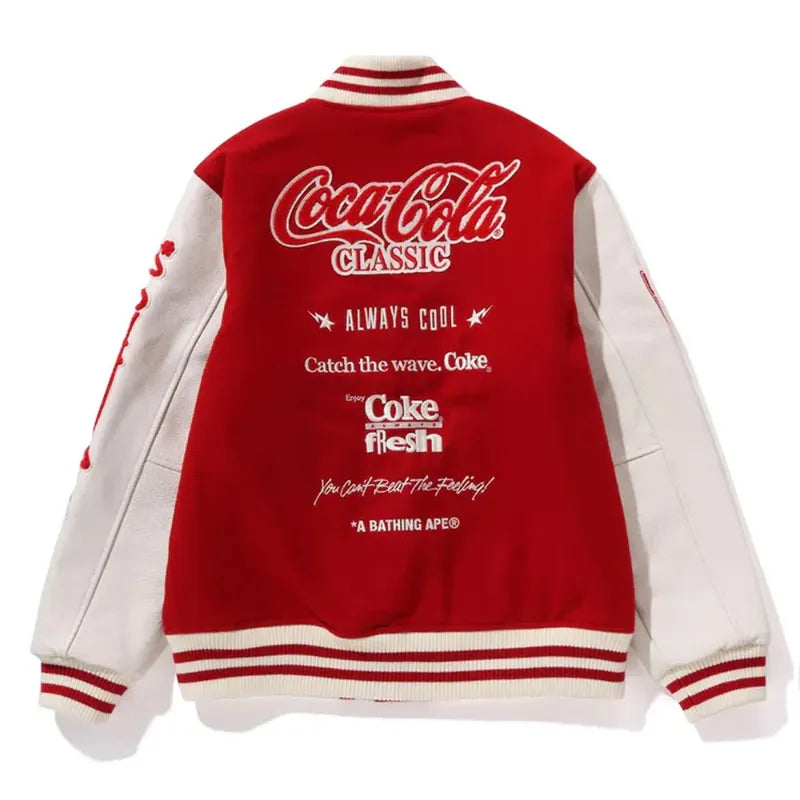 Bape Coca Cola Varsity Jacket