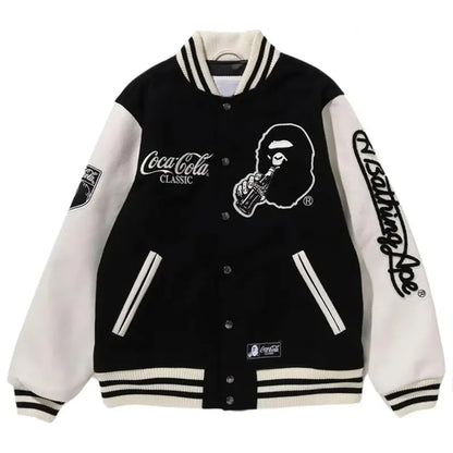 Bape Coca Cola Varsity Jacket