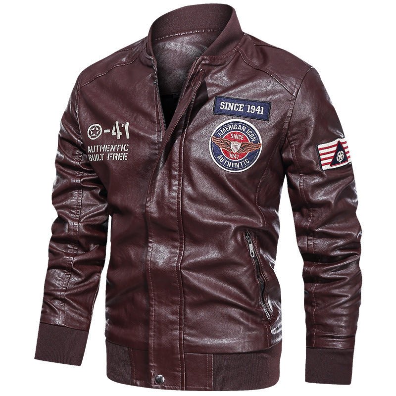 Bomber Leather Jacket For Men And Women