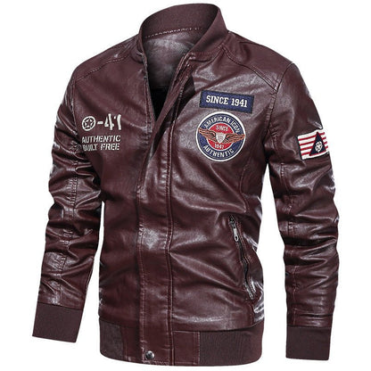 Bomber Leather Jacket For Men And Women