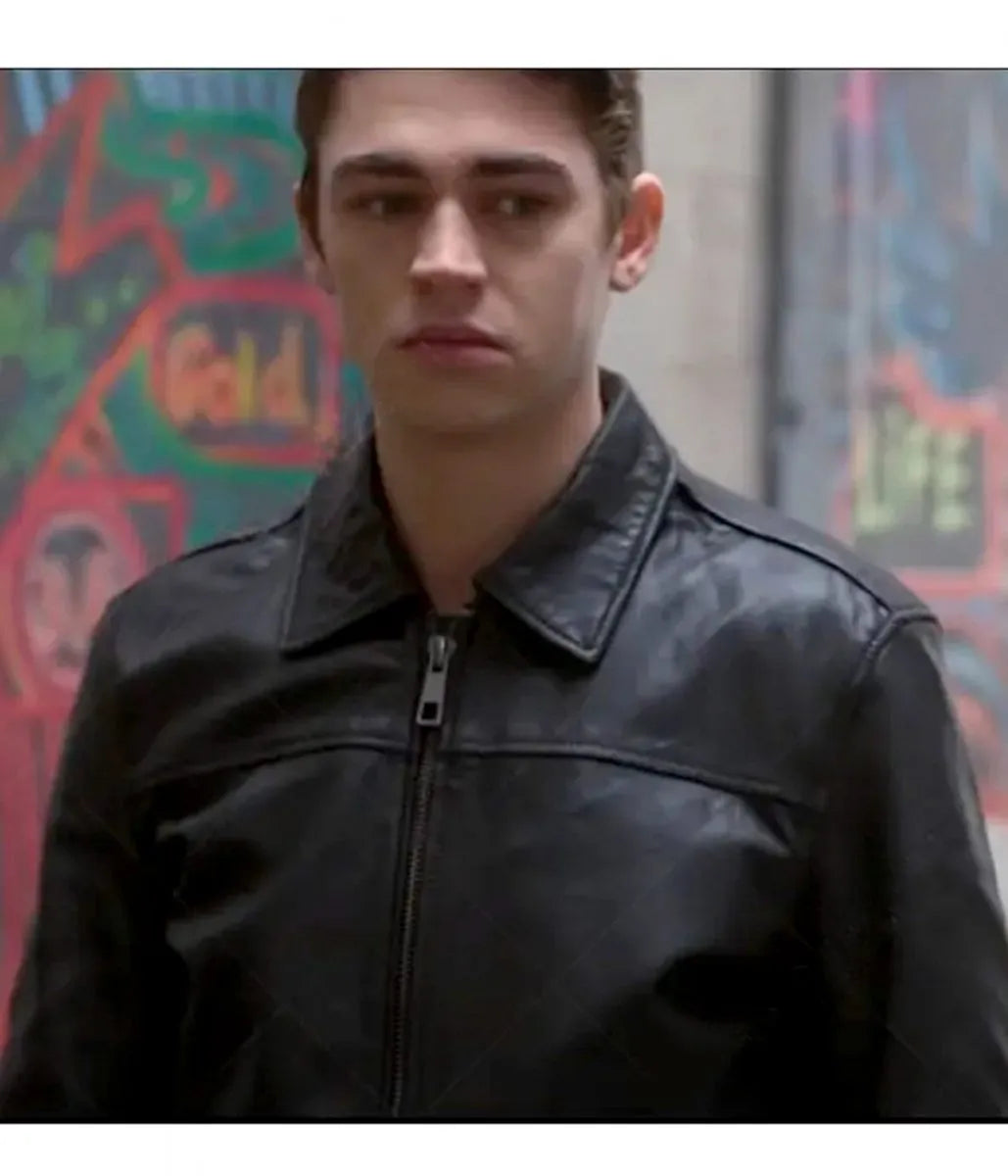 After Ever Happy Hero Fiennes Tiffin Black Leather Jacket Max Jackets