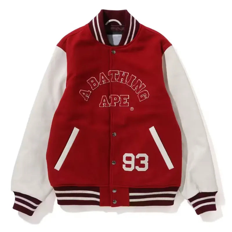 Head Bape Giant Ape Varsity Jacket
